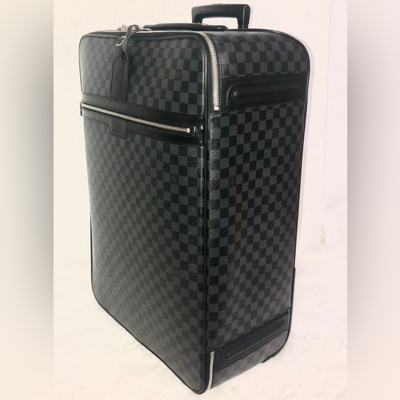 Louis Vuitton Business Pegase 65 Damier Graphite Suitcase Unisex Luggage Bag - Picture 4 of 16